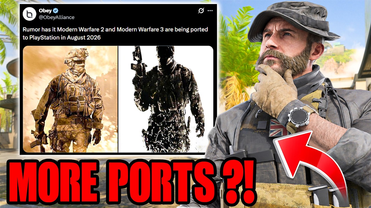 Порты Modern Warfare 2 и 3 выйдут на PS5 в августе?! [СЛУХИ]