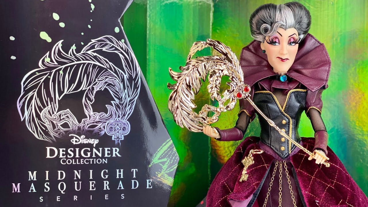 Villains: Lady Tremaine Designer Doll Midnight Masquerade Series Review & Unboxing