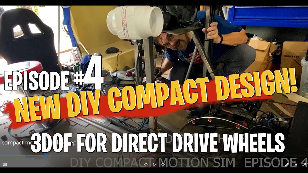 DIY compact motion simulator ep 4  do it yourself step by step save some bucks!