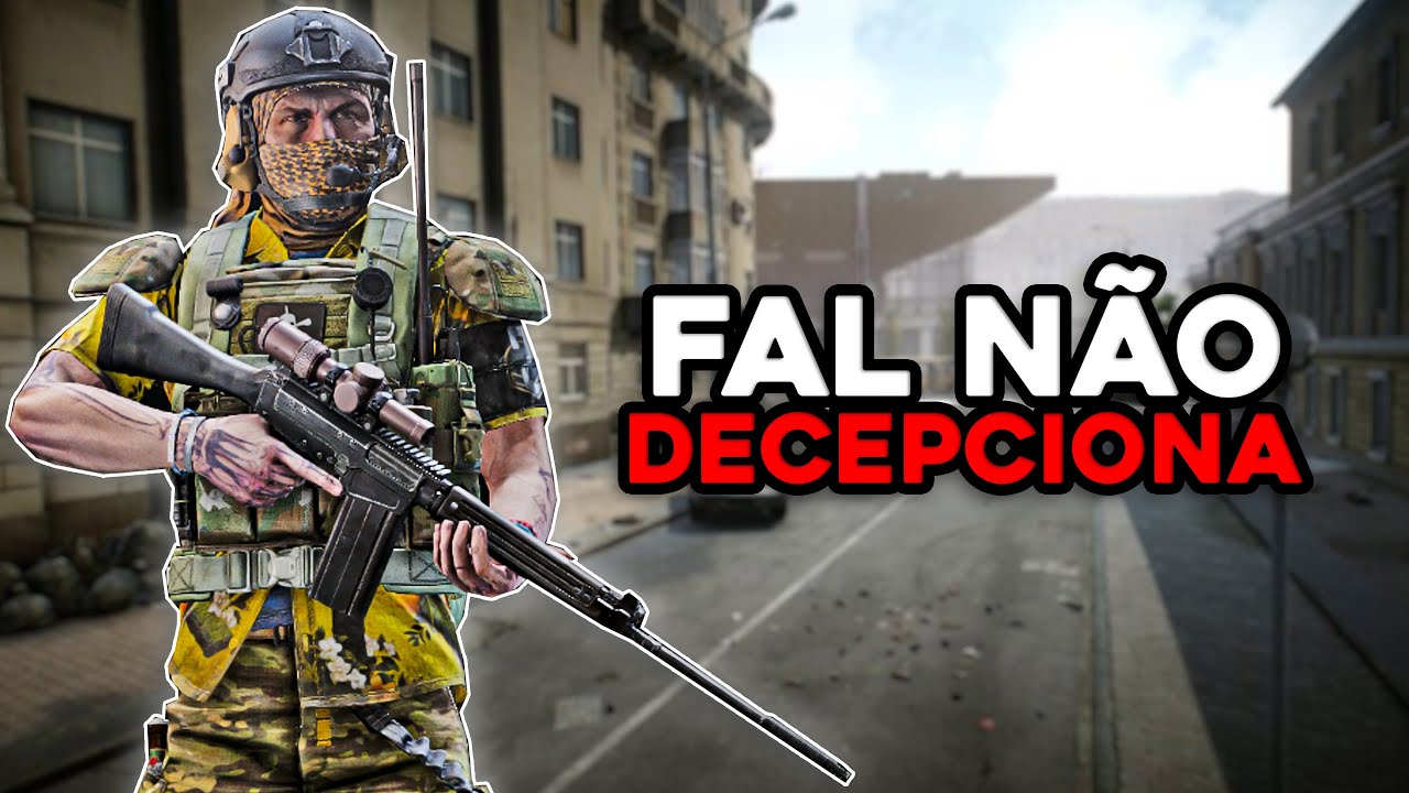 EQUIPEI O FAL 762 COM UMA LUNETA E FUI PARA STREETS FAZER MISS&Atilde;O E DERRUBAR PMC | ESCAPE FROM TARKOV