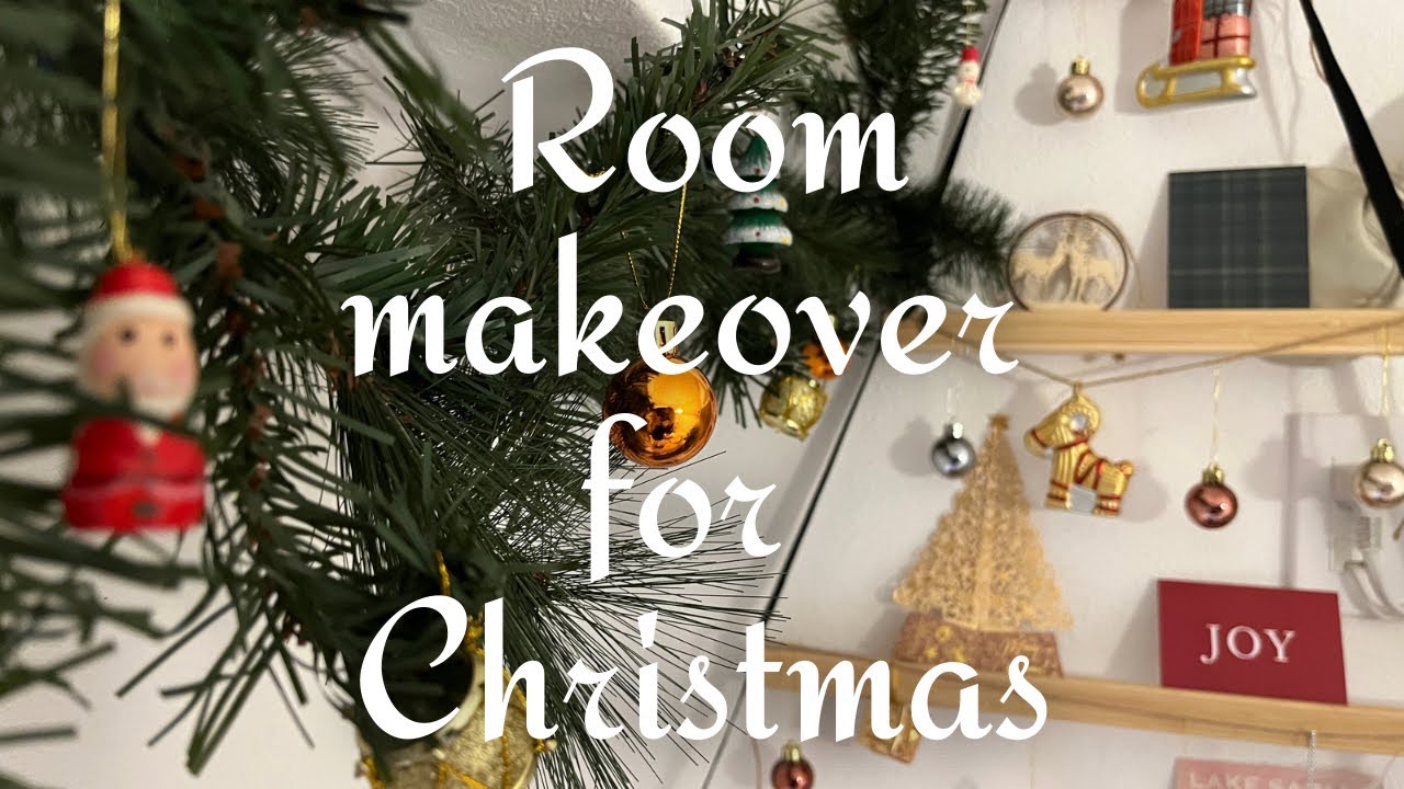 【クリスマスデコ】一人暮らしのクリスマス準備／IKEAと100円ショップ／ツリー飾りとドリンクステーション／Room makeover for Christmas in Tokyo