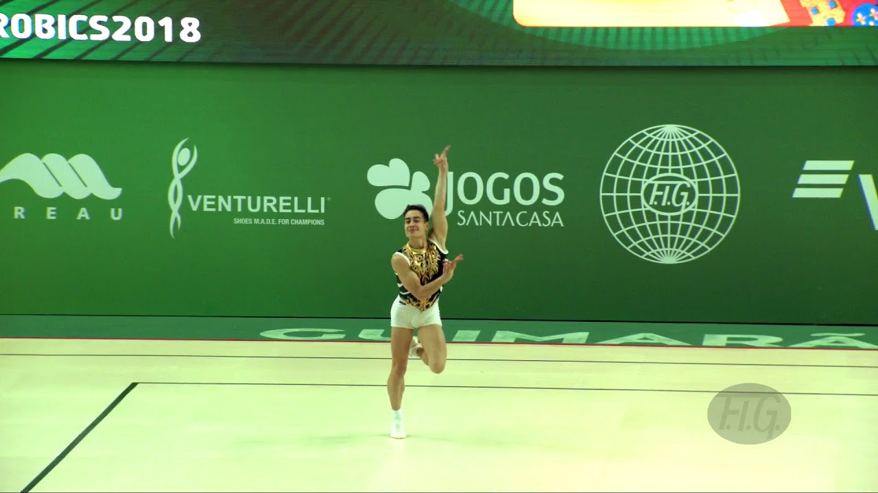CABANAS Pedro (ESP) - 2018 Aerobic Worlds, Guimaraes (POR) - Individual Men Qualifications
