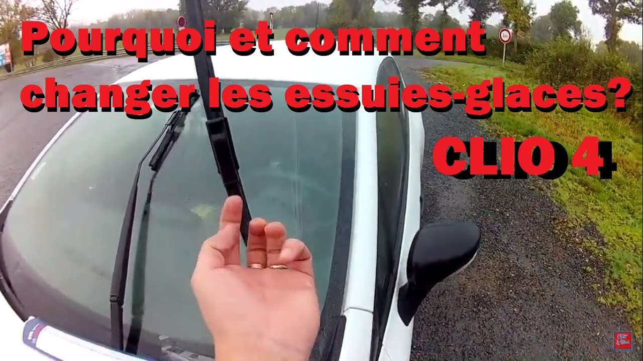 [TUTO] Remplacer essuies glaces [CLIO 4] Comment et pourquoi changer les essuie-glaces? Voir en bas