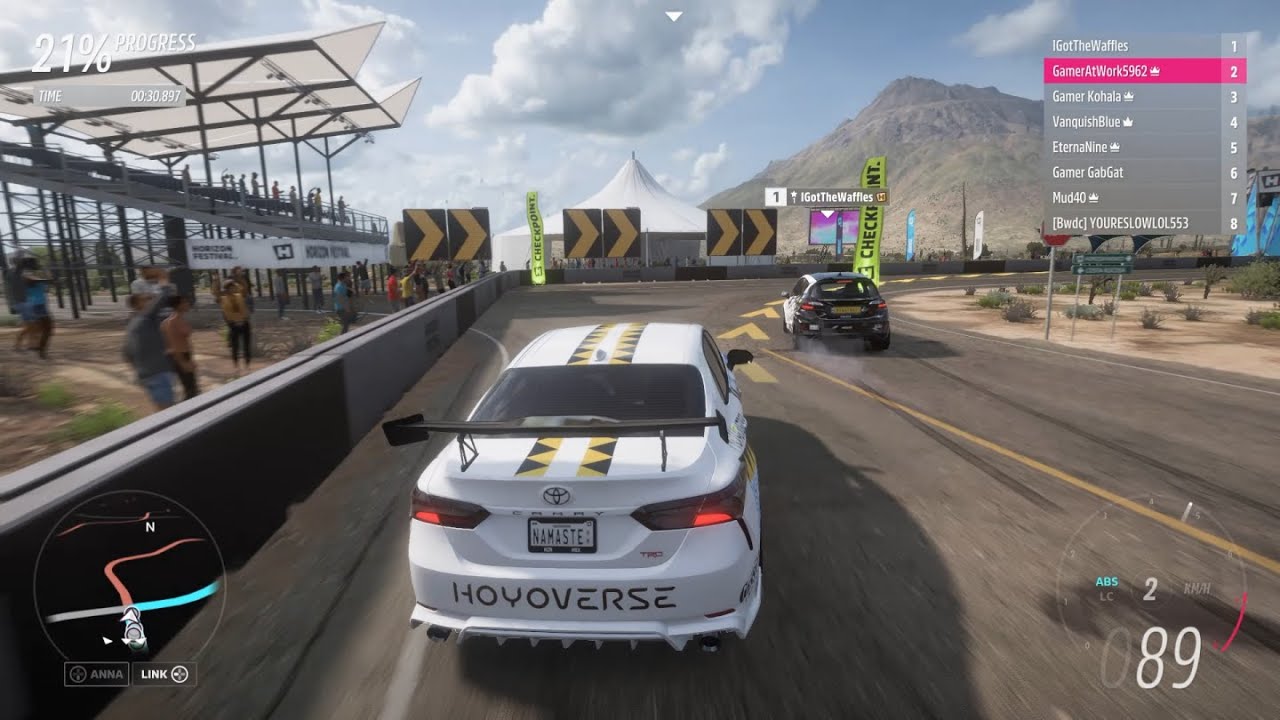 FWD + Drag Tires Toyota Camry TRD Dominates in Class B (Forza Horizon 5 Online Racing)