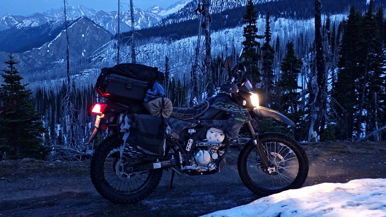 Одиночный мотокемпинг на KLX 300. Самая опасная дорога штата Вашингтон