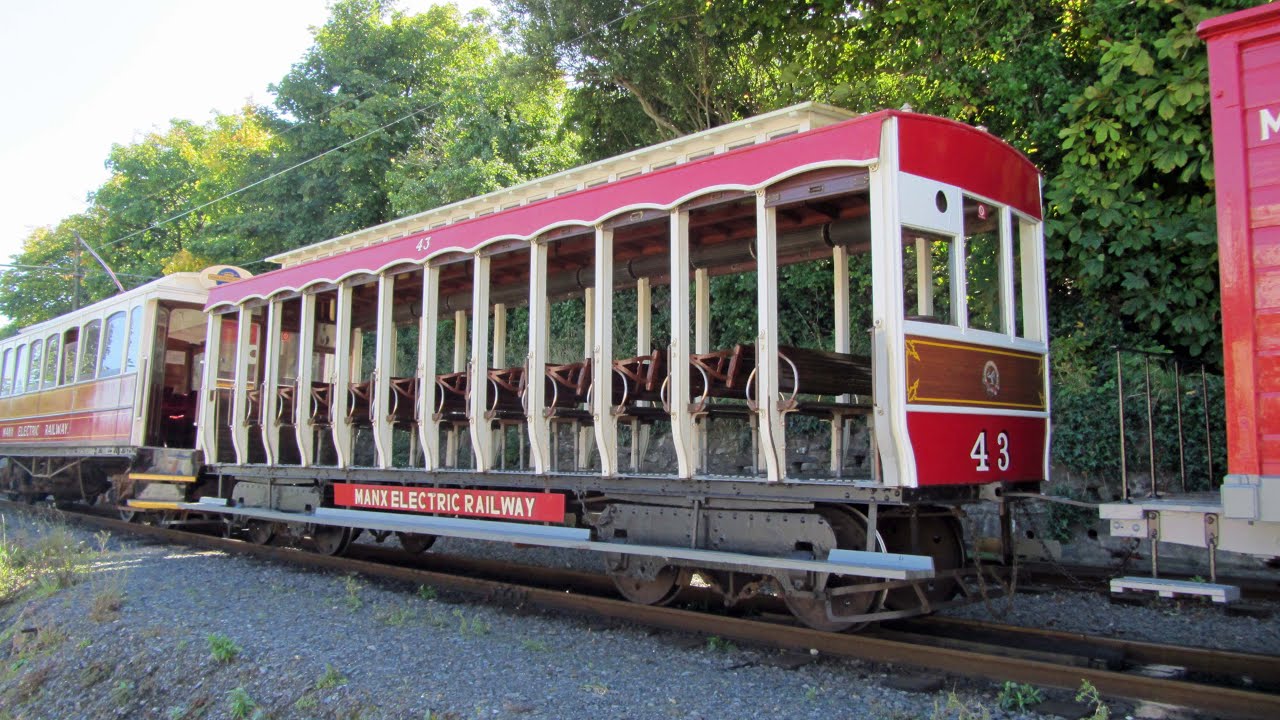 Manx Electric Railway, train ride from Derby Castle to Ramsey.