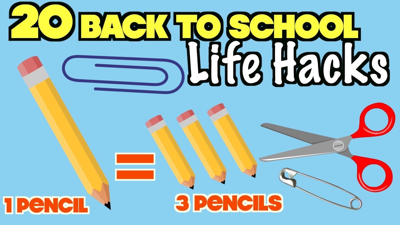 20 Back To School Life Hacks That Never Fail - HOW TO | Nextraker