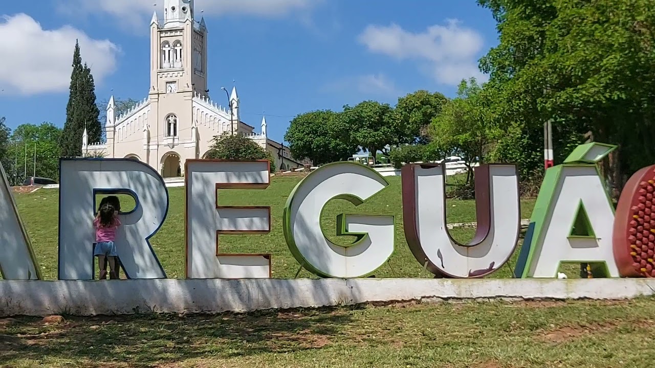 Recorriendo las calles de la Ciudad de Aregua Paraguay.
