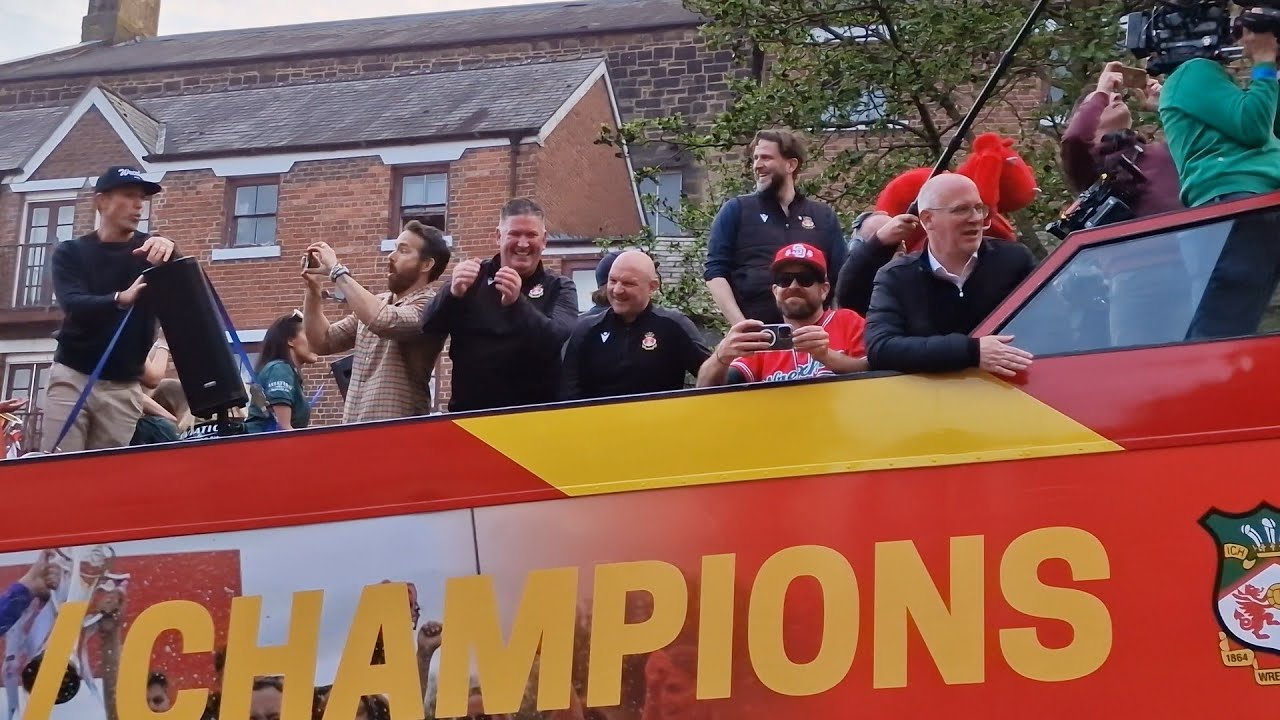 Wrexham Champions parade!