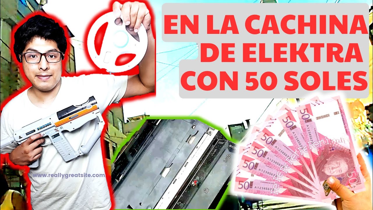 Buscando VIDEOJUEGOS en la CACHINA de ELEKTRA con 50 SOLES - EL TIANGUIS MAS GRANDE DEL PERÚ