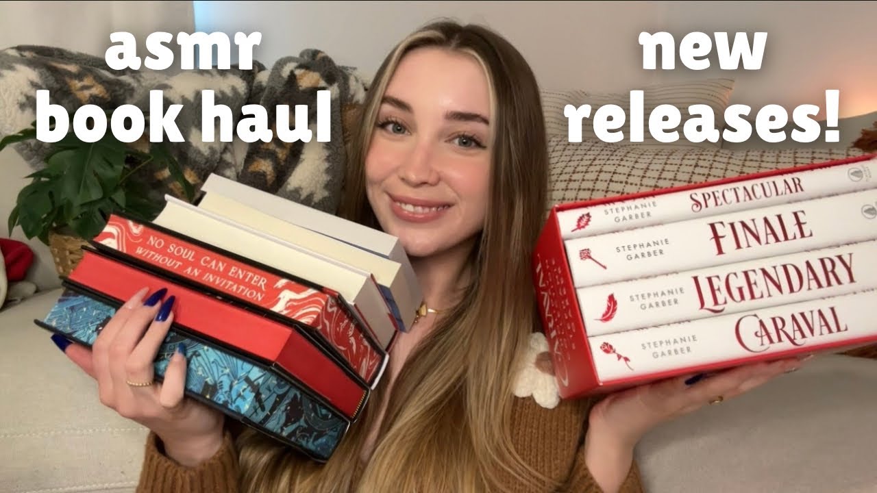 ASMR New Releases Book Haul 📚 (Popular on BookTok)