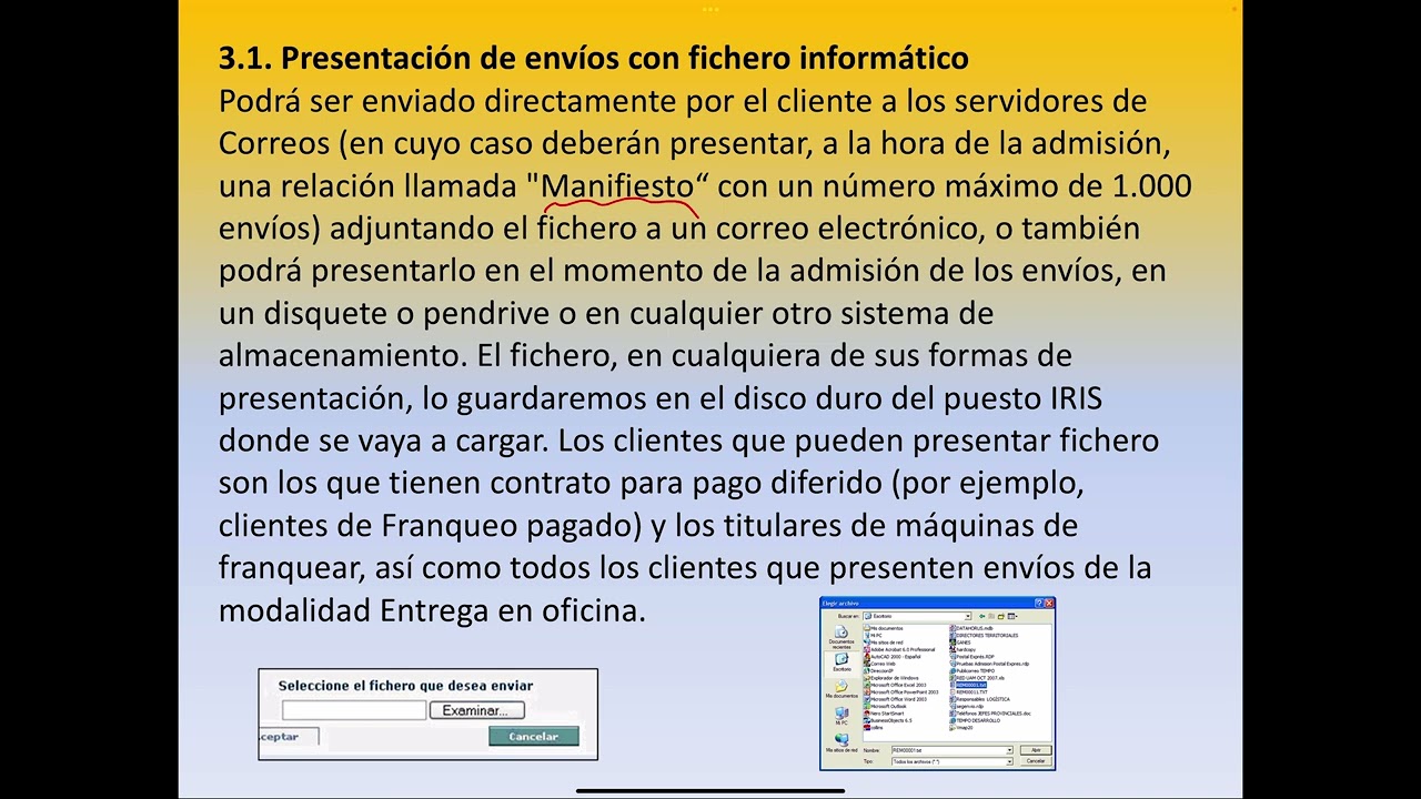 MODULO B 8.3.3 ADMISION DE PAQUETERIA