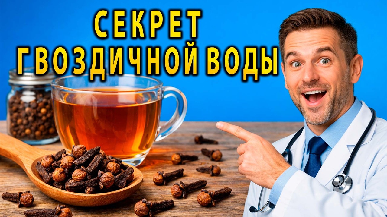 1 ЧАШКА ПЕРЕД СНОМ? ВСЯ ПРАВДА О ГВОЗДИЧНОЙ ВОДЕ