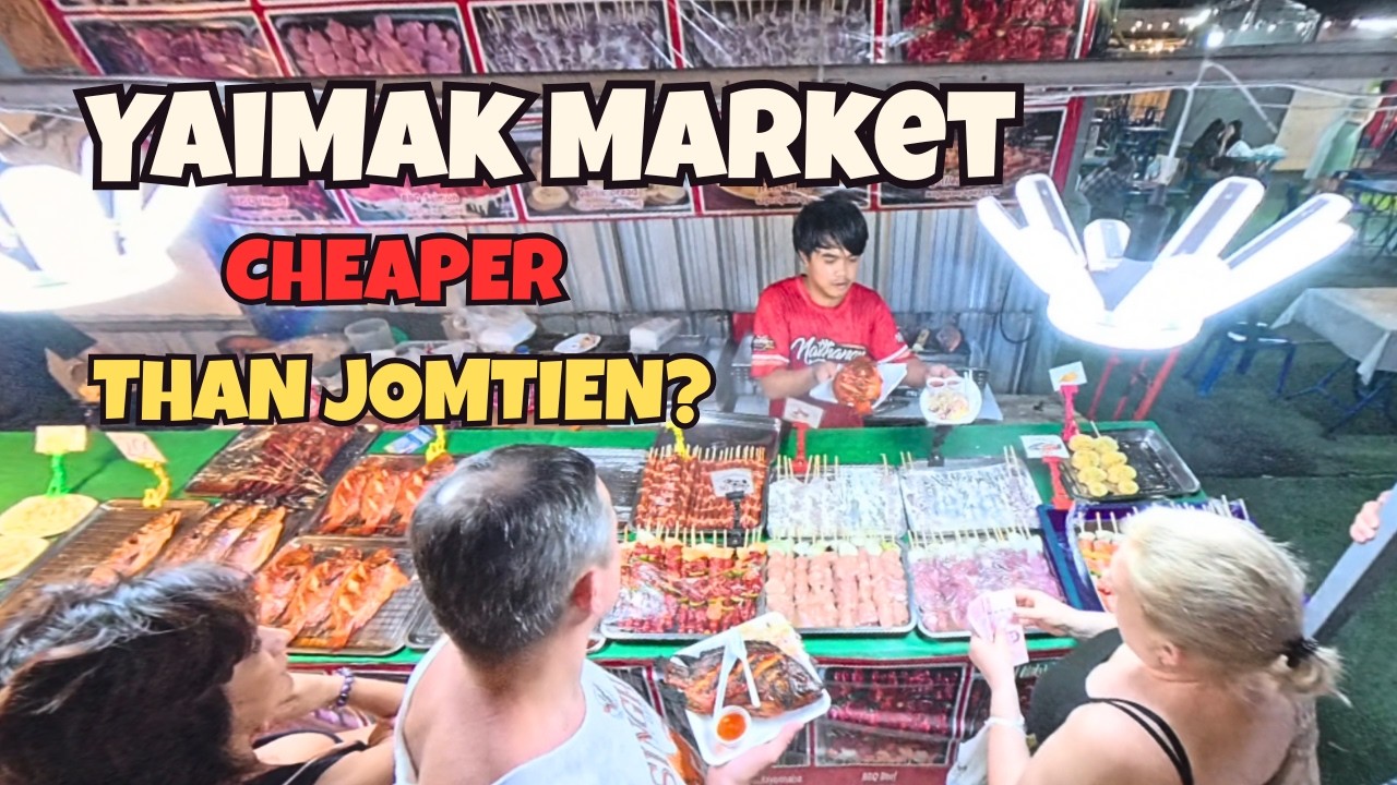 Pattaya: YaiMak Market | Better Than Jomtien? | Street Food & Prices (POV)