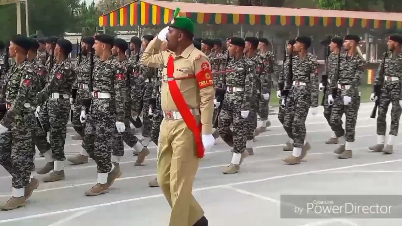 Fresh soldiers parade demo video