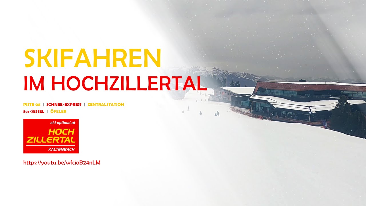 Kaltenbach (Ski-Optimal Hochzillertal) - Piste 08 (rot) und Zentralweg