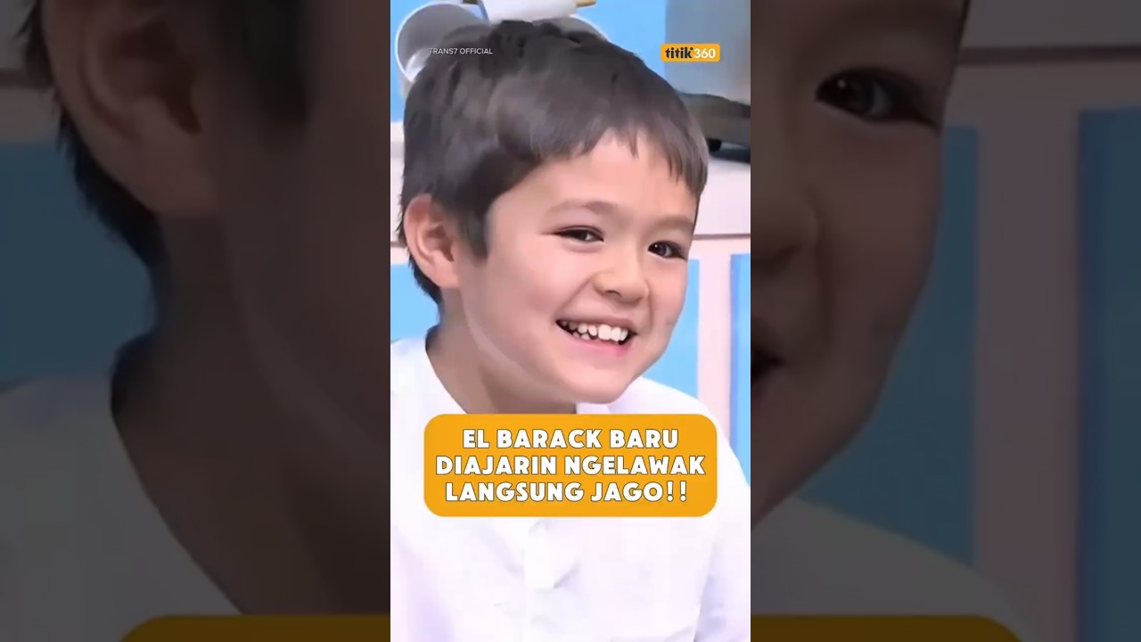 EL BARACK BARU DIAJARIN NGELAWAK, LANGSUNG JAGO!! #elbarack #jessicaiskandar #jedar