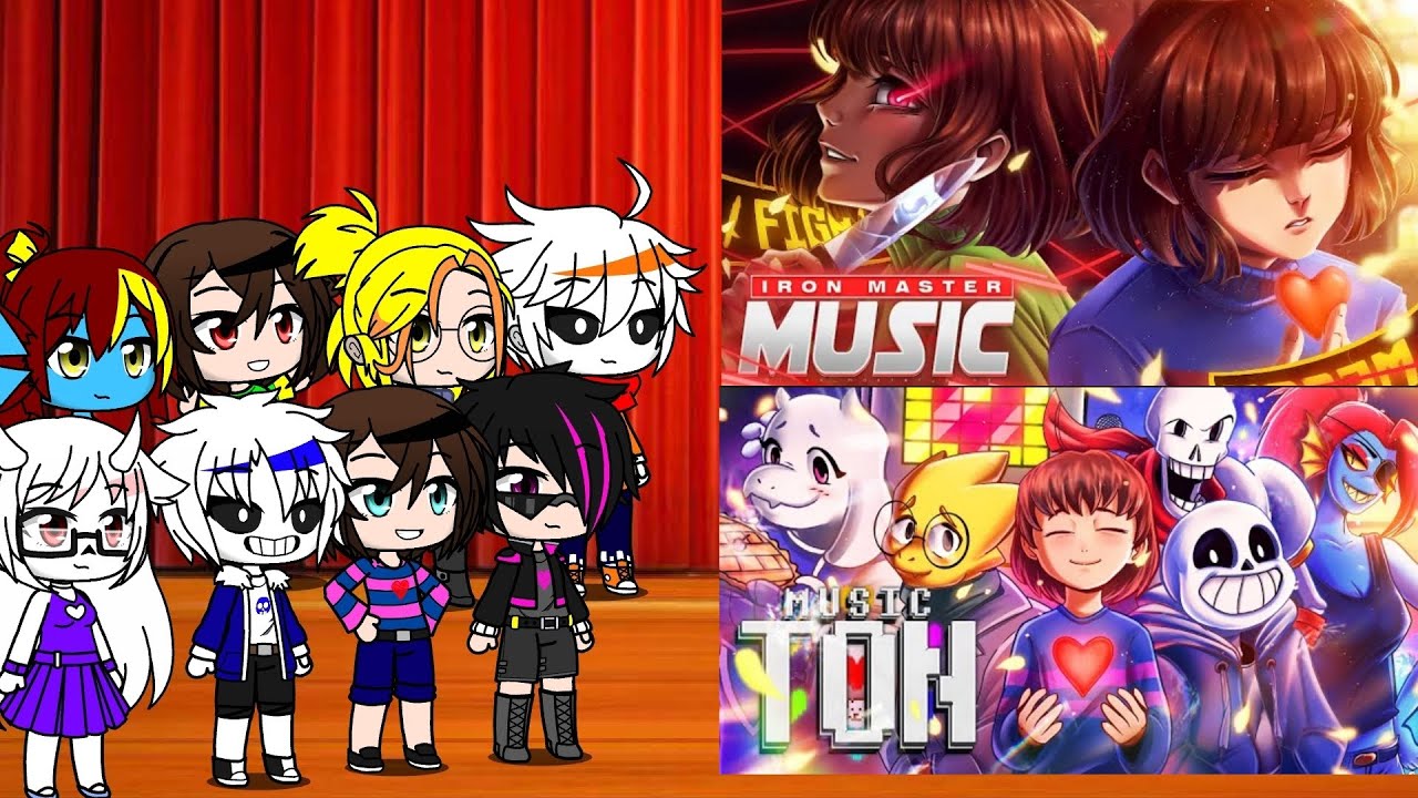 Undertale reagindo ao raps Determinação e Bem ou Mal.
