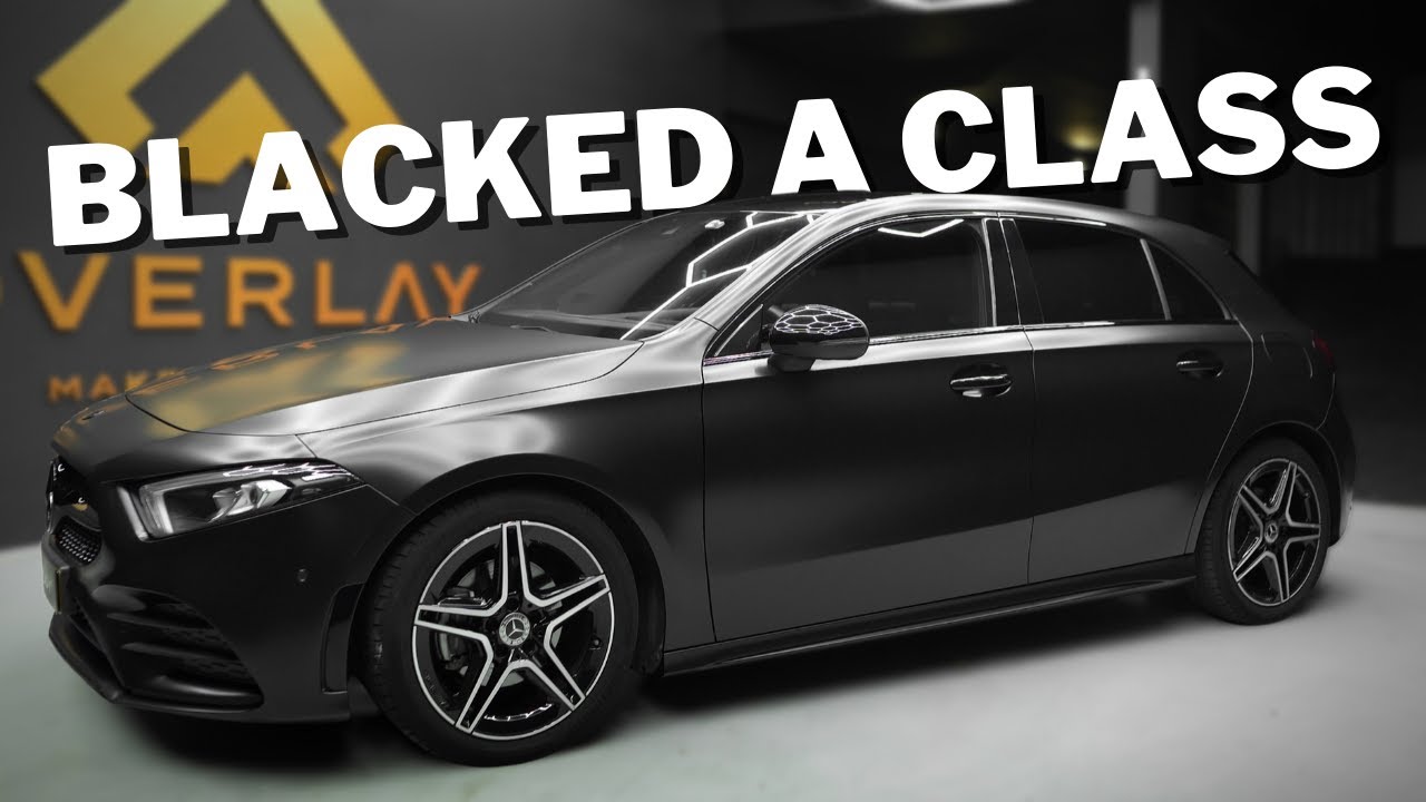 Classe A 🖤 Car Wrapping Black Satin