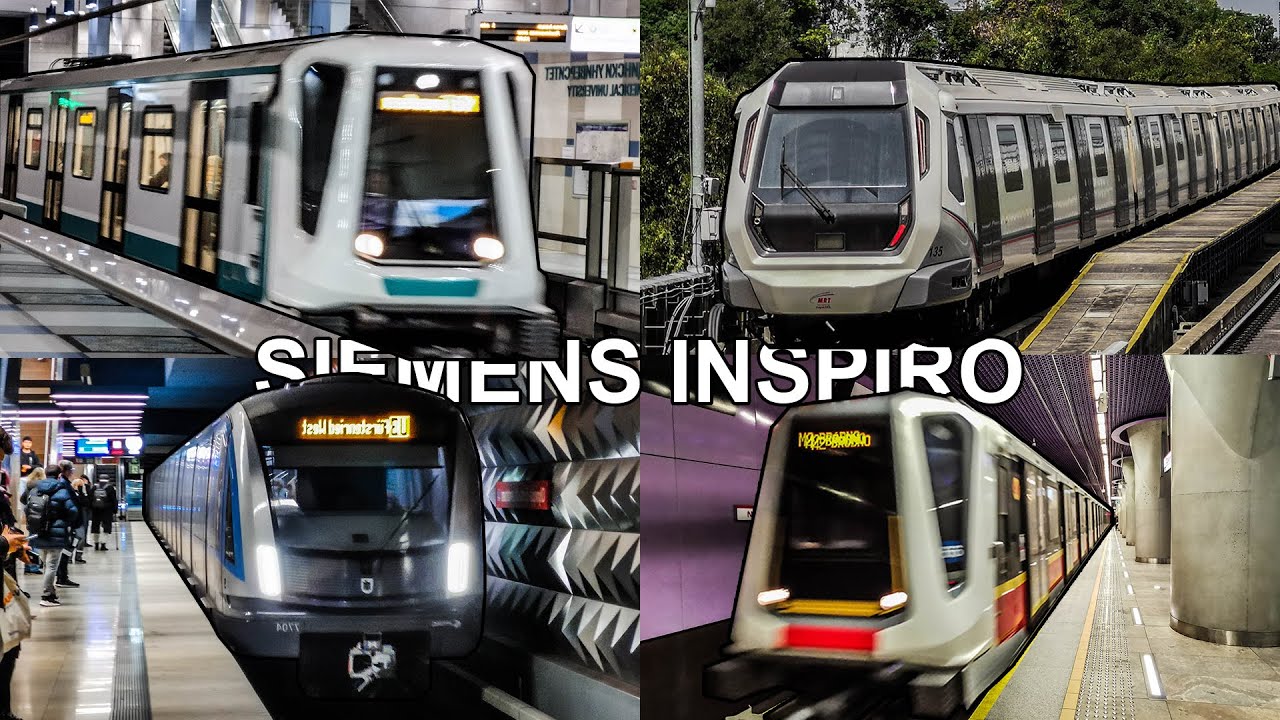🚇 All the Futuristic Siemens Inspiro (Kuala Lumpur - Warsaw - Sofia - Munich - Nuremberg) (2024) 4K