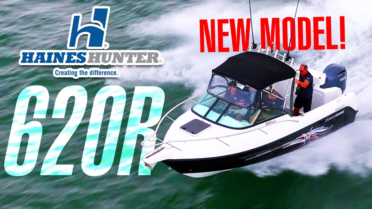 Haines Hunter 620R + Yamaha F200hp на воде