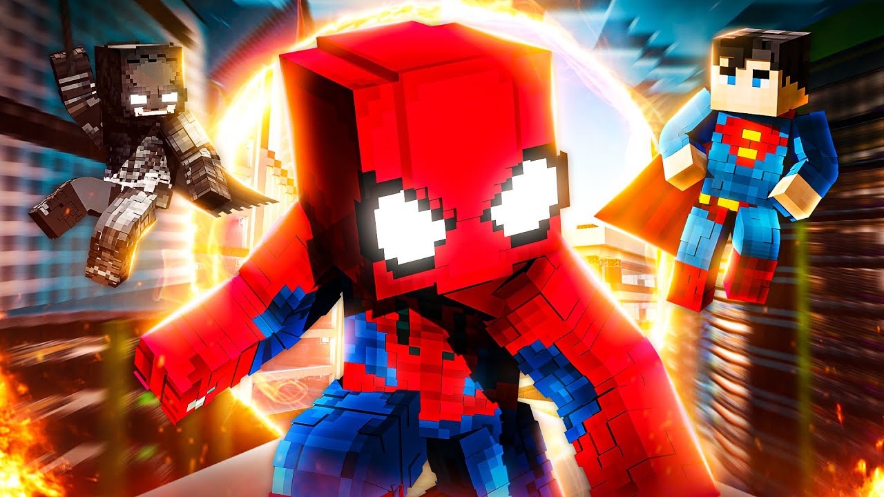 The MULTIVERSE In MINECRAFT! - (Fisk's Superhero Mod)