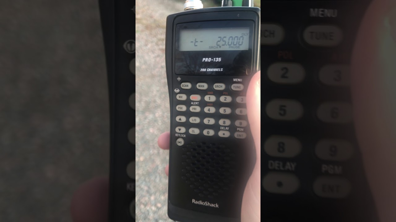 25 MHz WWV Reception Cobra HA-TA CB Antenna Pro-135 Handheld Scanner Receiver 25.000 MHz 25000 kHz
