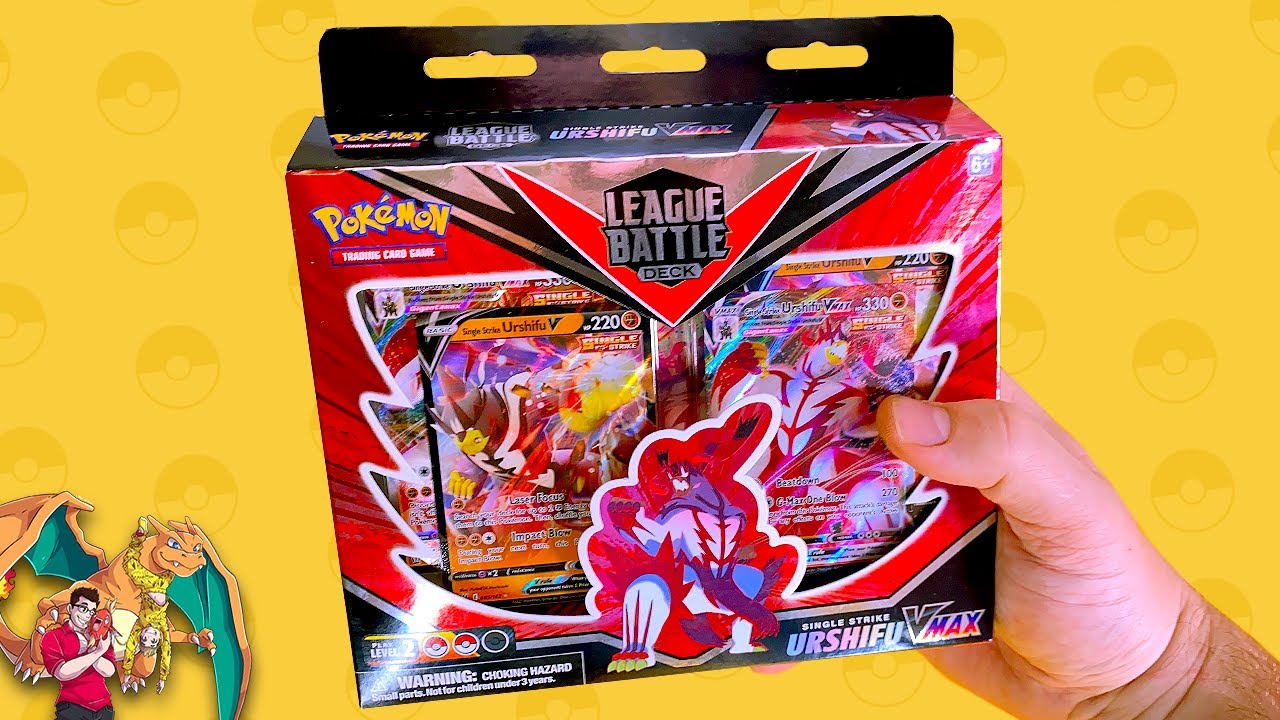 НОВИНКА! Боевая колода Pokemon League — открытие Single Strike Urshifu Vmax
