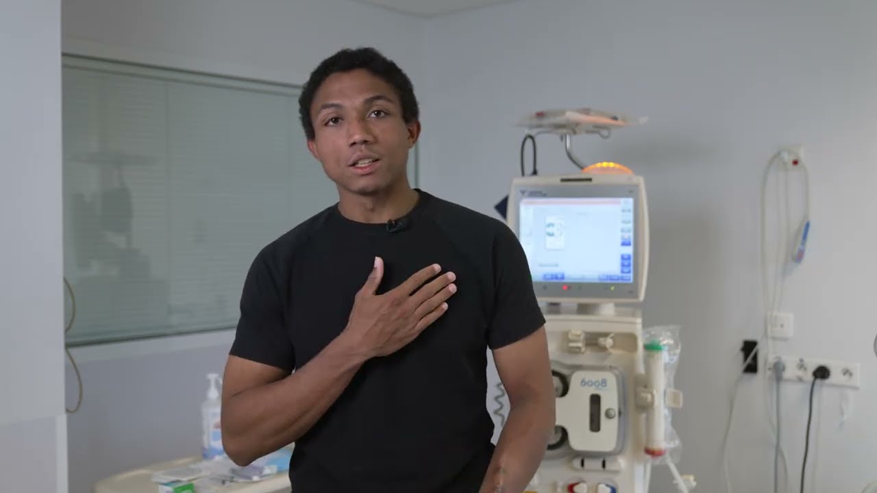 Présentation de Zachary L.👨, patient hémodialysé en auto-dialyse 🩺
