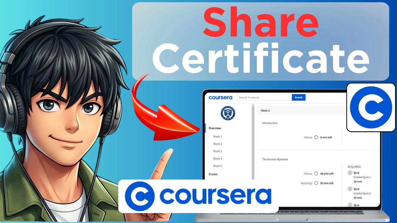 How to Share Your Coursera Course Certificate (Tested)
