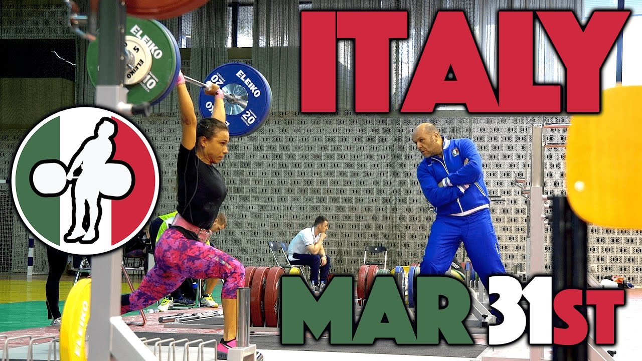 Team Italy - 2017 Europeans Training Hall (Mar 31st)