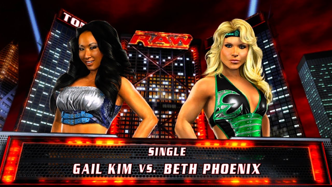 Gail Kim vs Beth Phoenix - WWE Smackdown vs Raw 2010
