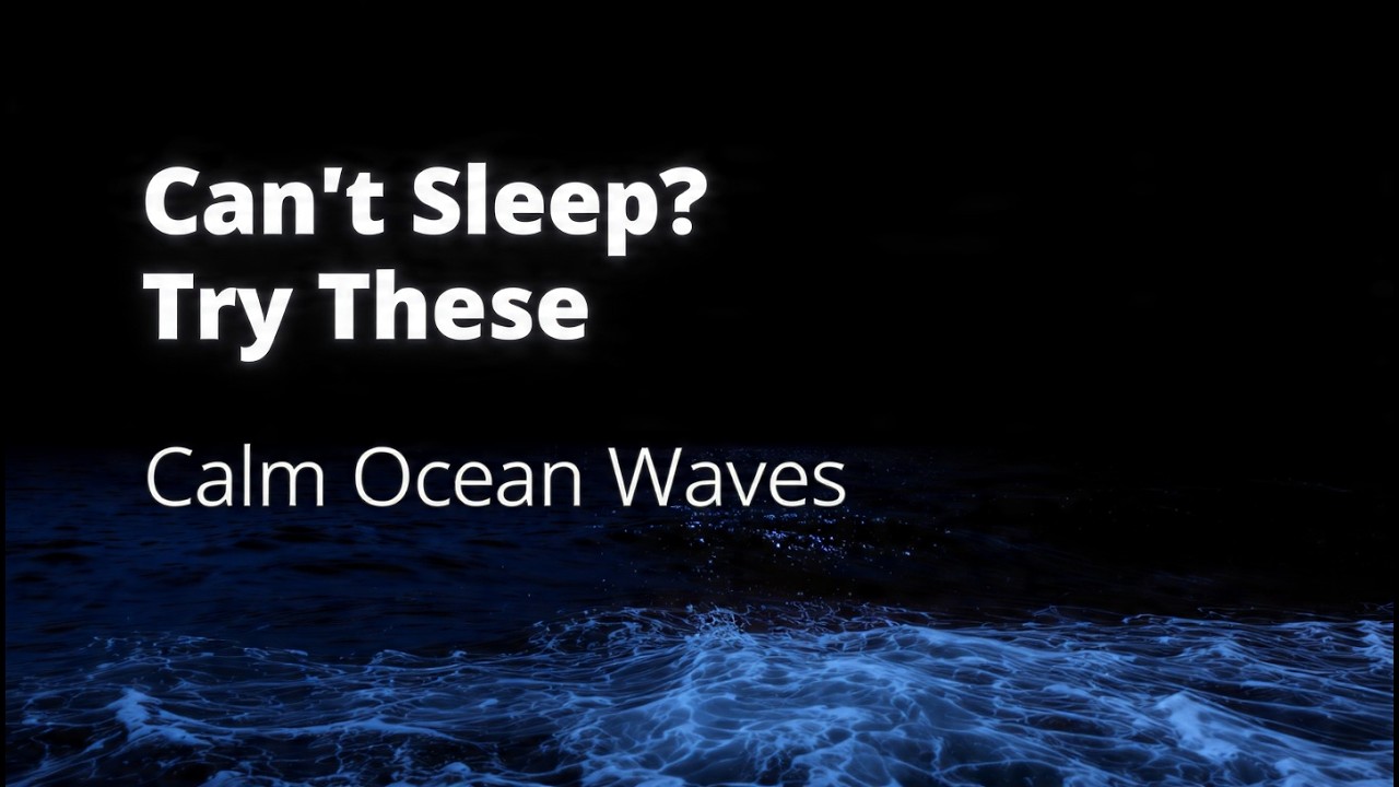 Low Pitch Ocean Sounds - Calming Waves to Lower Stress and Anxiety