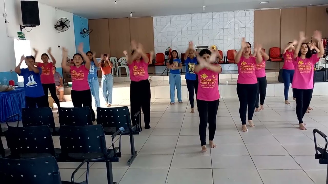 Enche-nos, casa cheia, Aviva senhor- coreografia das filhas do leão 🤍 🦁 