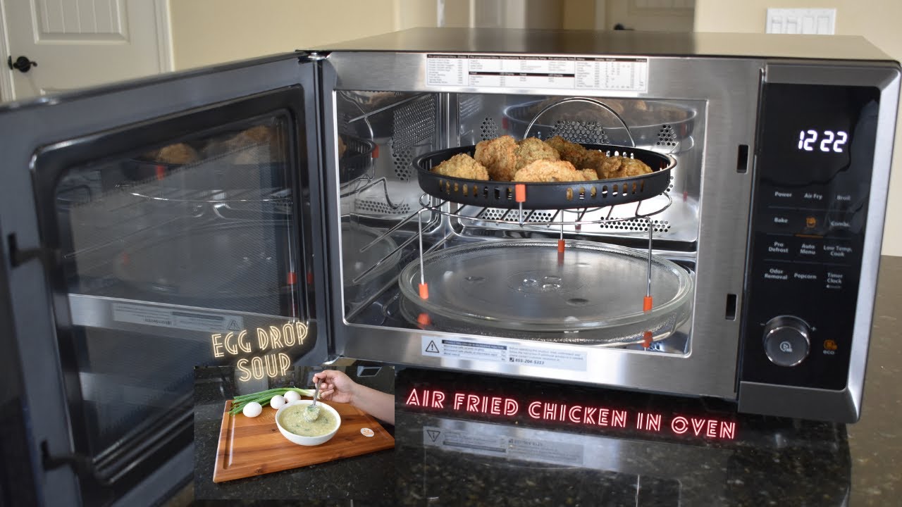 Egg drop soup recipe & Toshiba microwave review