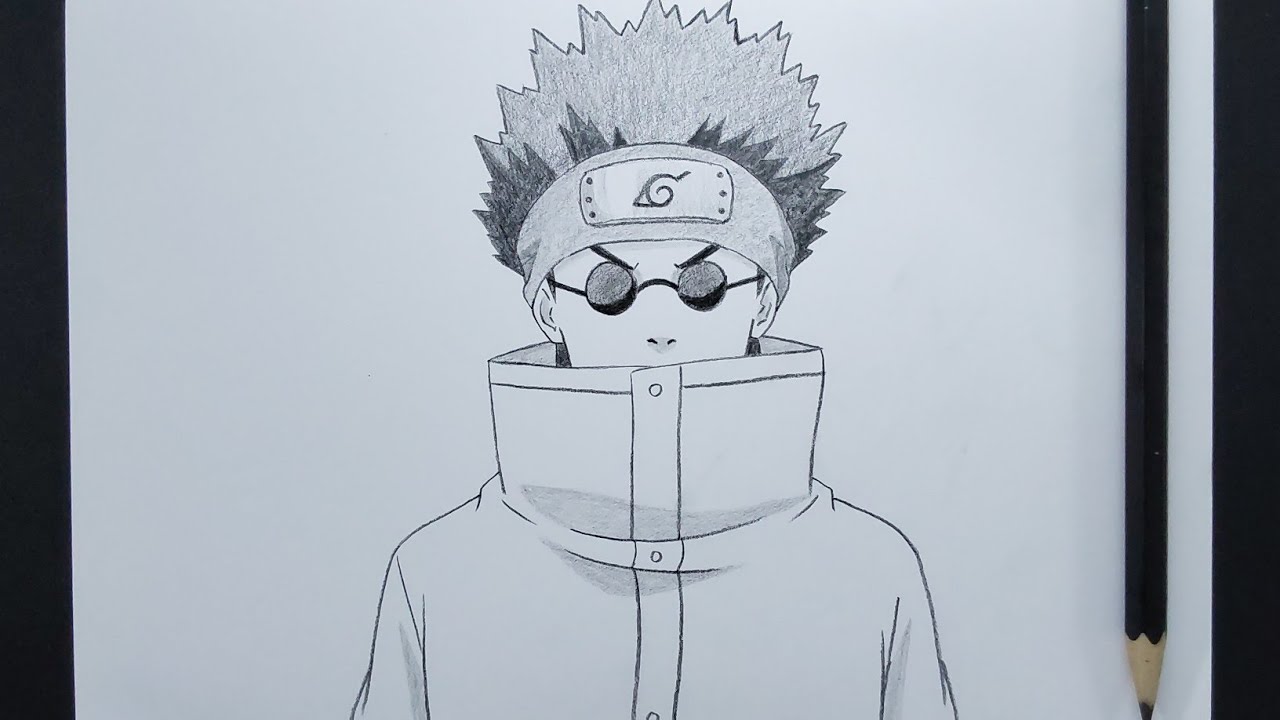 How To Draw Shino Aburame From Naruto || Easy Anime Drawing