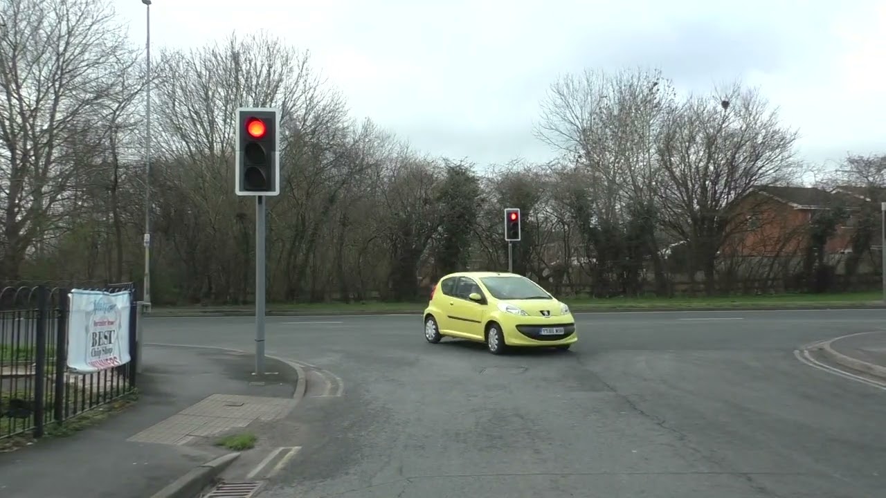 Driving On Tudor Way, Drake Avenue, Rea Way, Broadway Grove & Bromyard Road A44, Worcester, England