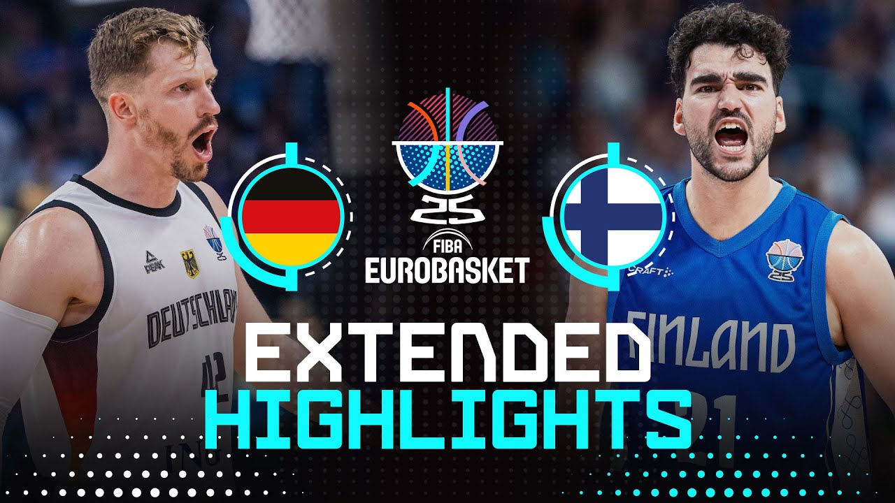 Germany 🇩🇪 vs Finland 🇫🇮 | Extended Highlights | FIBA EuroBasket 2025