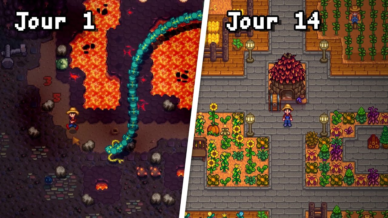 J'ai joué 2 SEMAINES à STARDEW VALLEY avec PLEINS DE MODS...
