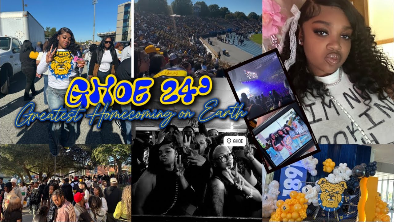 NCAT GHOE 2024 Vlog | Parties, Game Day, Tailgate, Step Show, and Concert | AGGIE PRIDEEE💙💛