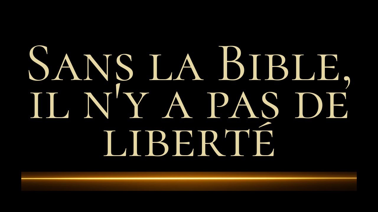 La liberté vient de la Bible | Pourquoi le christianisme a créé les droits de l'homme