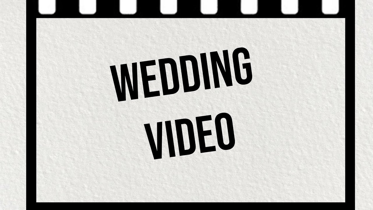 wedding example