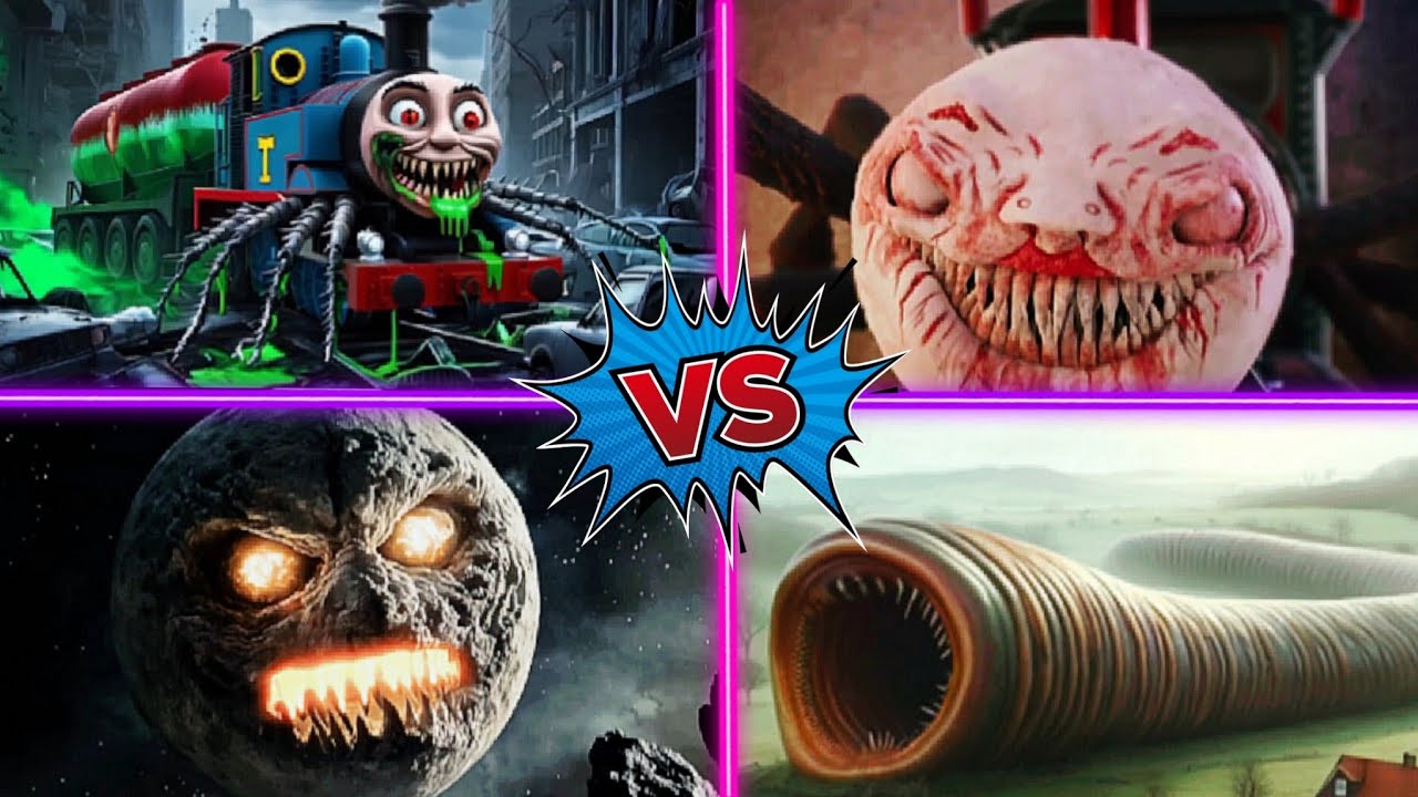 Thomas Monster vs Lunar Moon Attack vs Cho Cho Charles EXE vs Erosion Worm – Ultimate Monster Battle