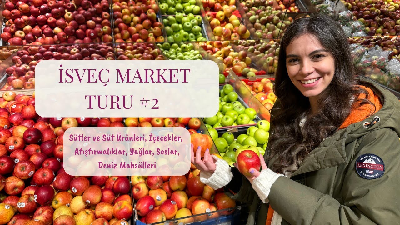 İSVEÇ MARKET TURU #2 / VLOG