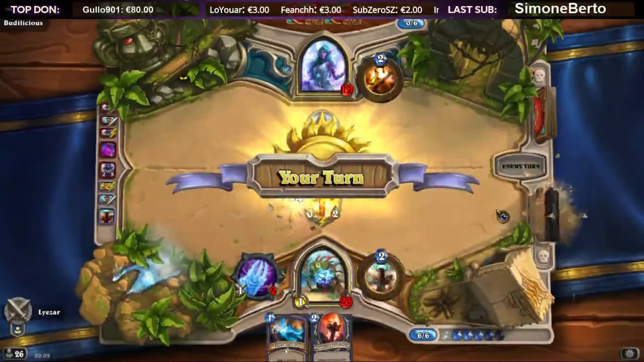 Oggi Hearthstone come i veri PlapoPlayer!