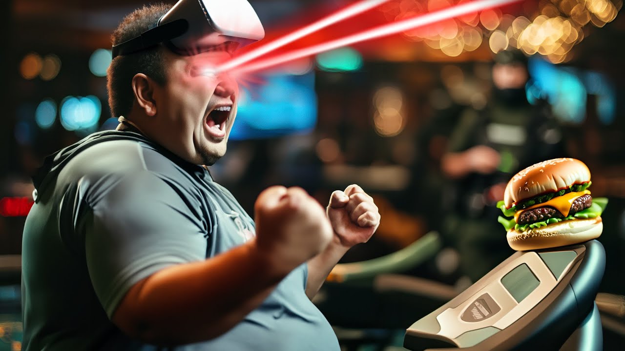 The Most MISERABLE Trash Talker EVER plays VR on a TREADMILL!!