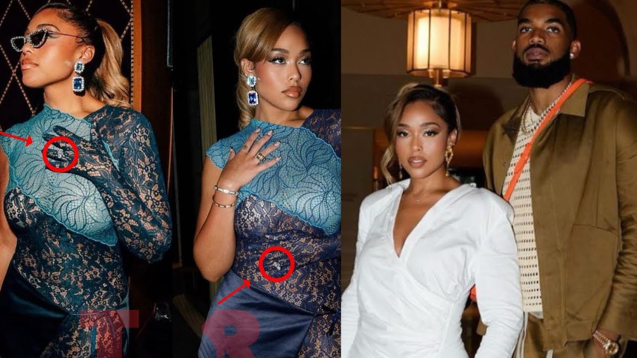 Jordyn Woods Receives A Huge Diamond Engagement Ring From Boyfriend Karl Anthony Towns