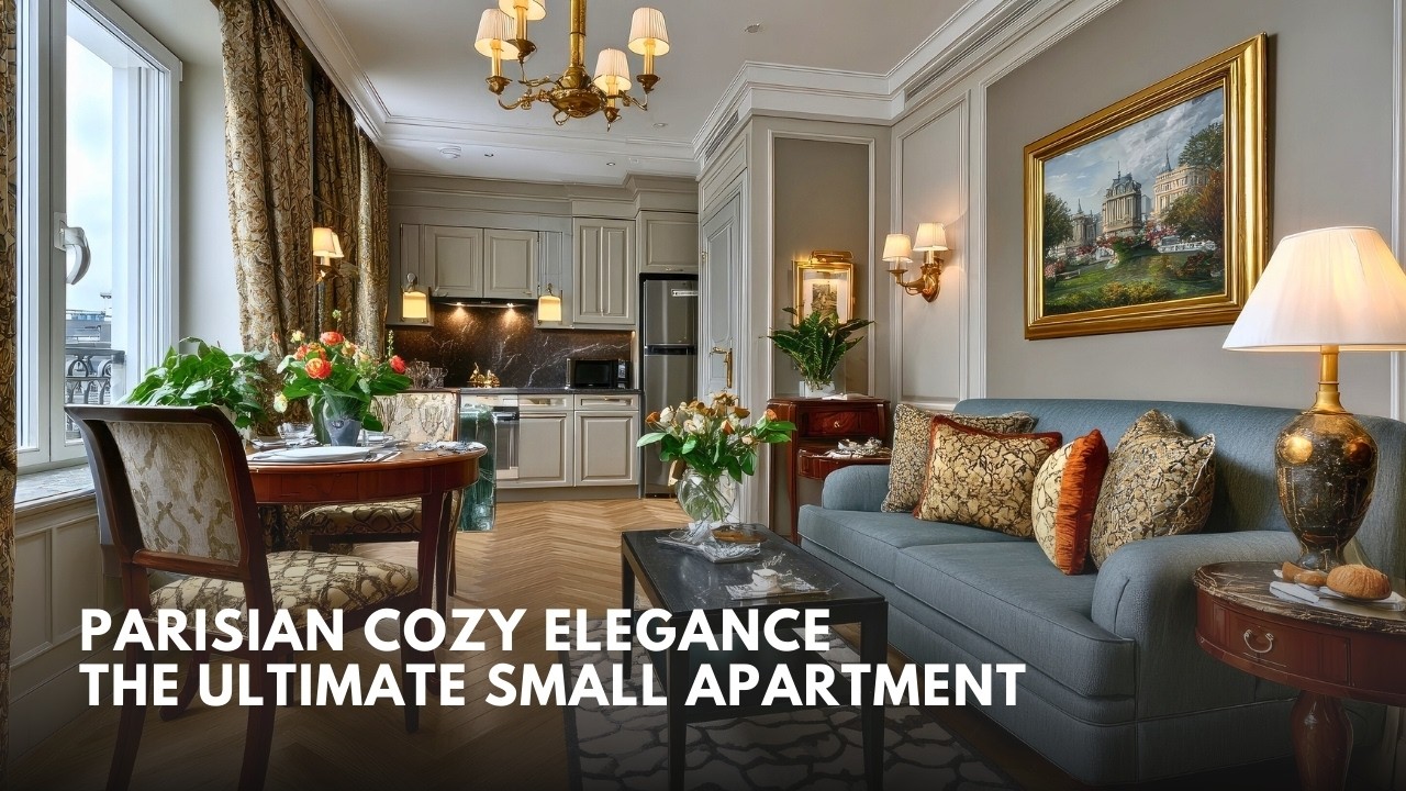 Parisian Cozy Elegance Small Space Luxury Home Refresh