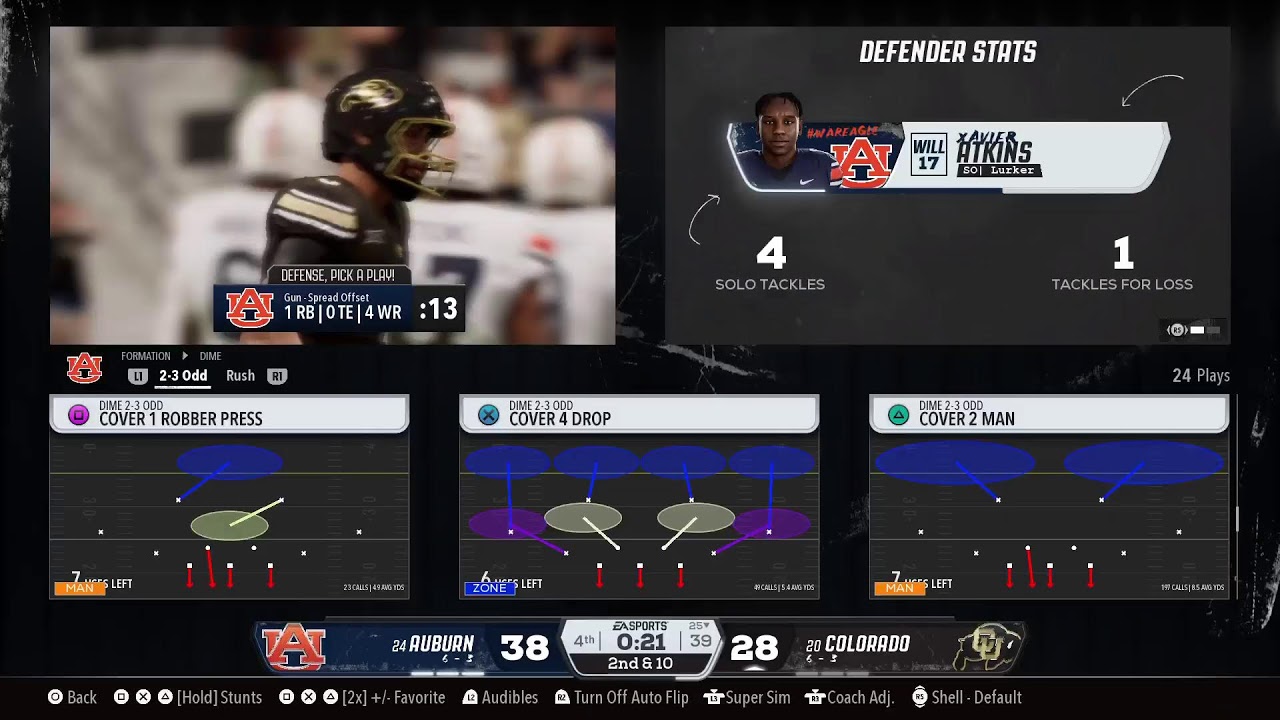 College Football 26 Auburn   Season Play