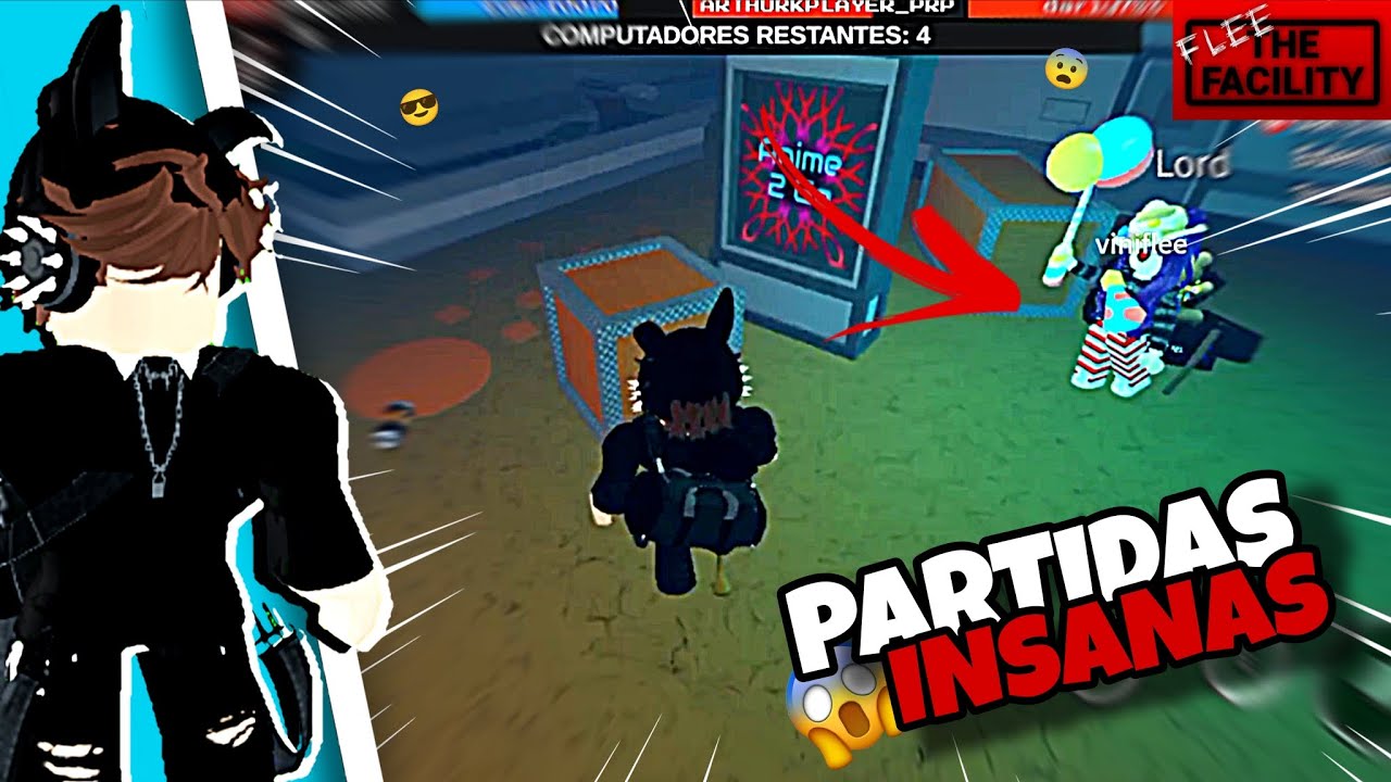 •AMASSANDO EM PRO SERVER 🔥+ PARTIDAS INSANAS NO FTF• (ROBLOX) flee the facility •||